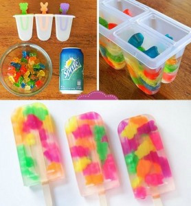Gummy Bear Popsicles